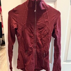 Lululemon Define Jacket burgundy size 4